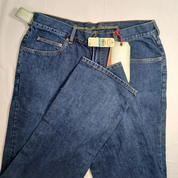 NEW Tommy Bahama Classic Blue Denim Jeans Men's Size 36×34 - Picture 2 of 9